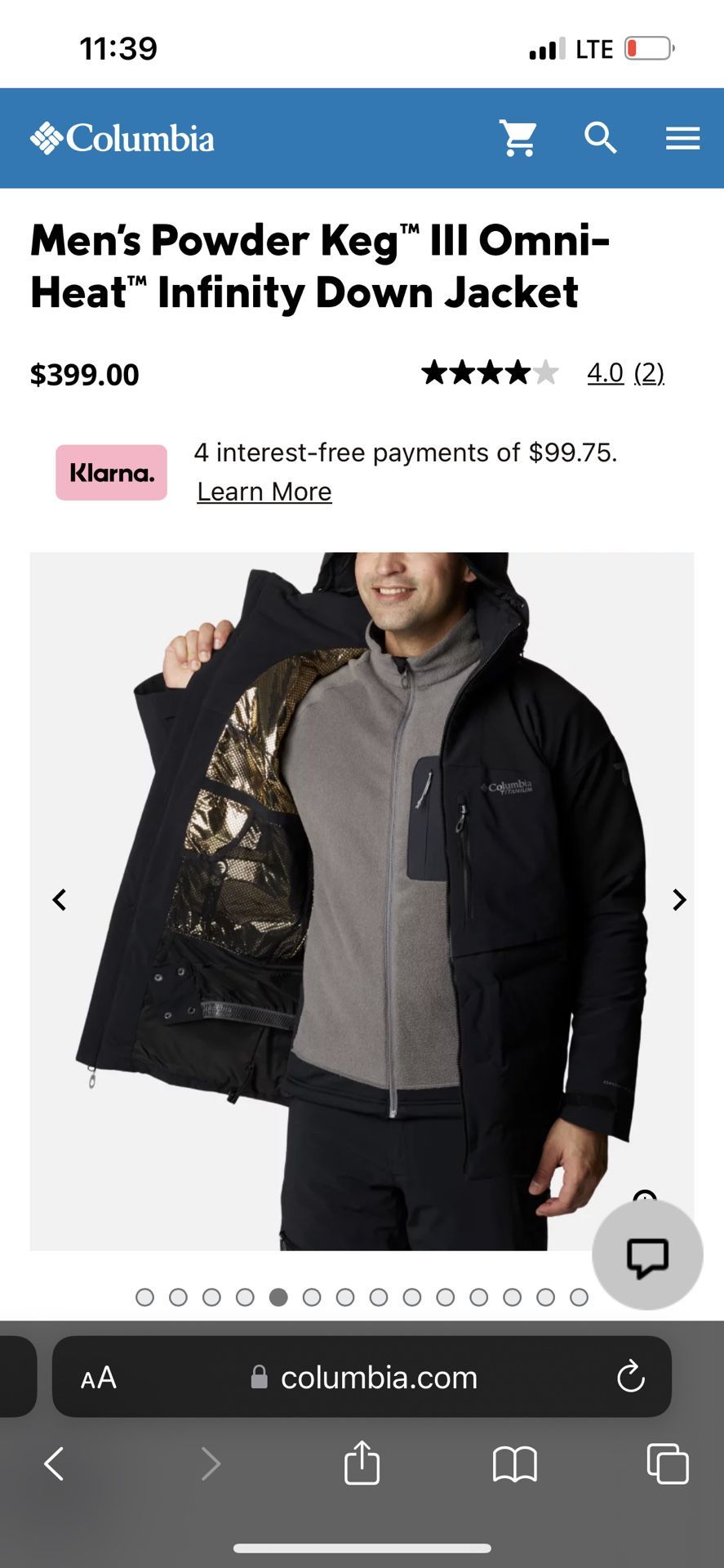 Columbia Mens Jacket