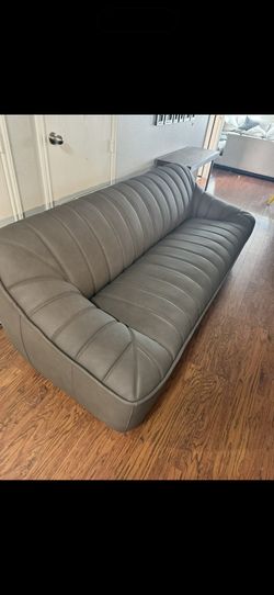 Cambria Leather Couch