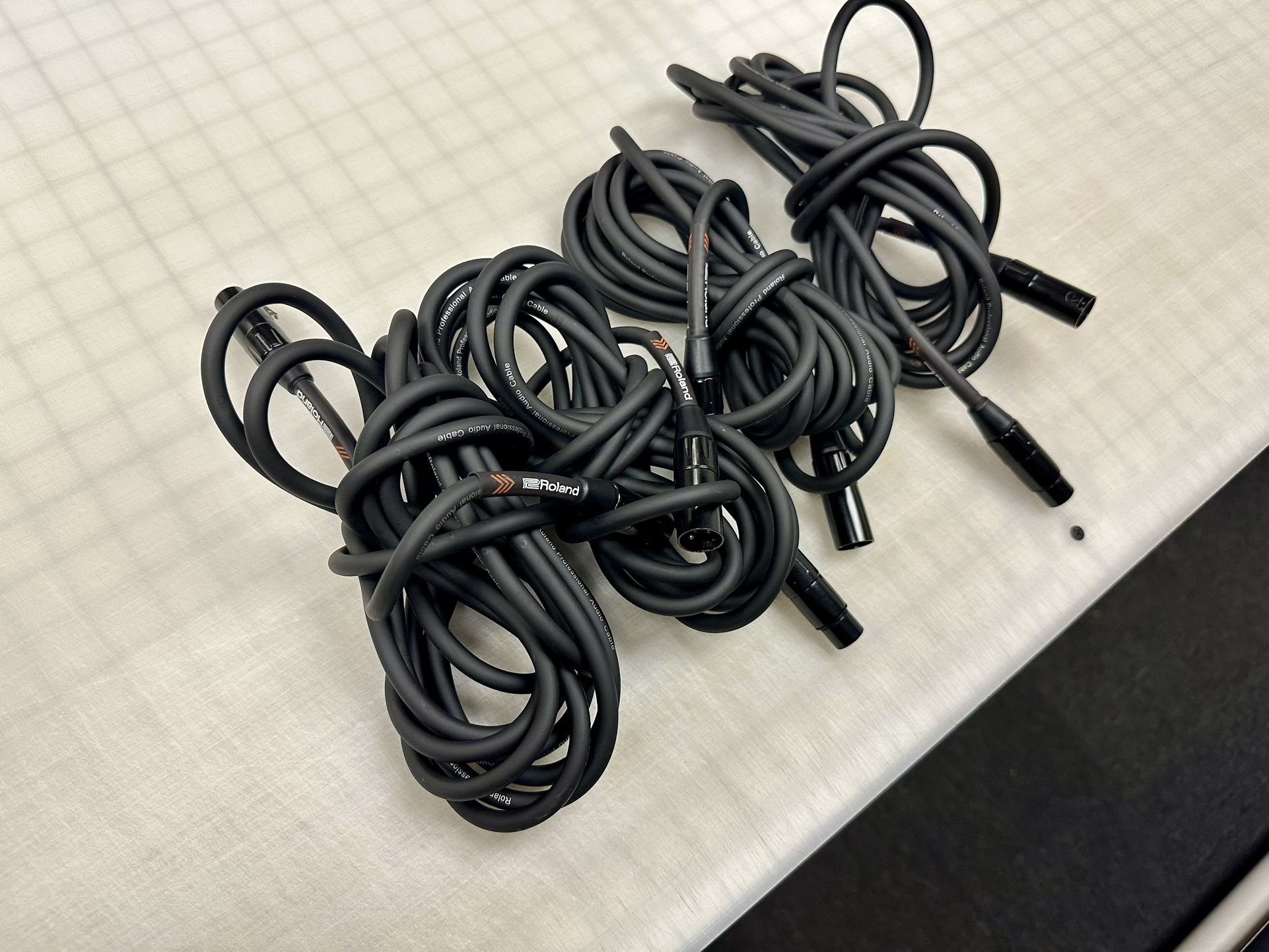 Roland Black Series XLR Microphone Cables