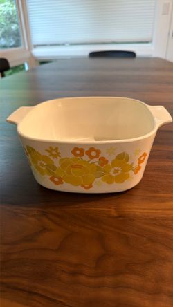 Vintage Corning Centura Floral Summerhill Large Casserole
