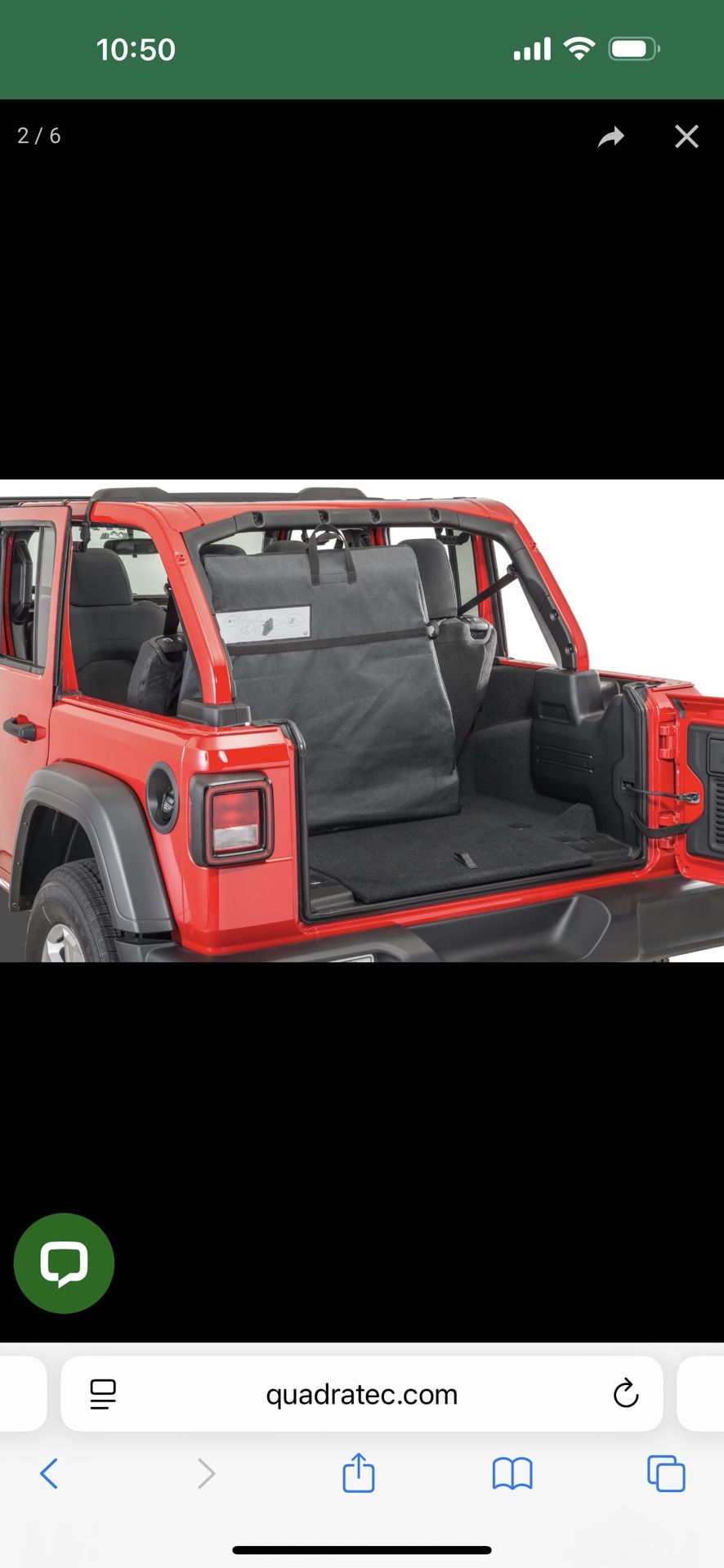 Jeep JL/gladiator Hardtop Storage Bag.