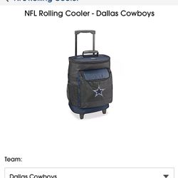 NFL Dallas Cowboys’ Rolling Cooler