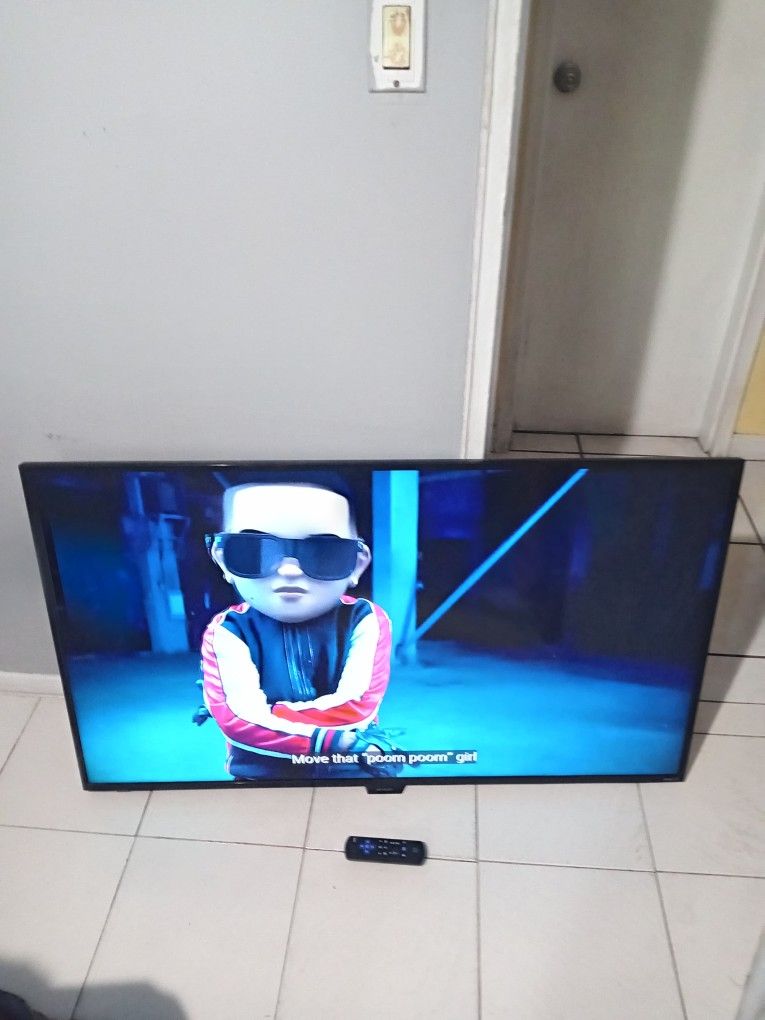 Sharp 50" Roku Smart Tv With Remote $100 Firm