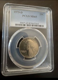 1979-D Washington Quarter PCGS MS65 & Cents