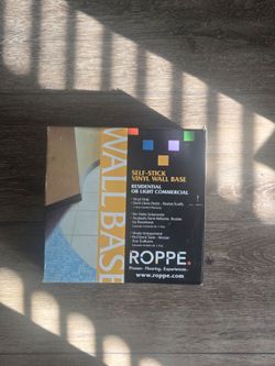 ROPPE Self Stick Vinyl Wall Base (PICK UP ONLY)
