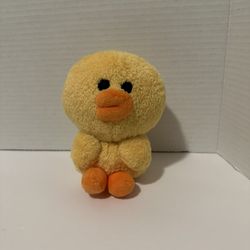 Gund Line Friends Sally Chick Standing Plush 10" Yellow 