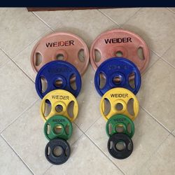 Rubber Olympic Weider Weight Plates