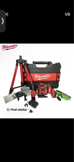 Milwaukee 4D 360° Self-Leveling 16-Line Green Laser Level Kit with Tripod, Carrying  & Charger - IP54 High Protection for Construction & Tile Installa