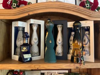 Set of Clase Azul tequila