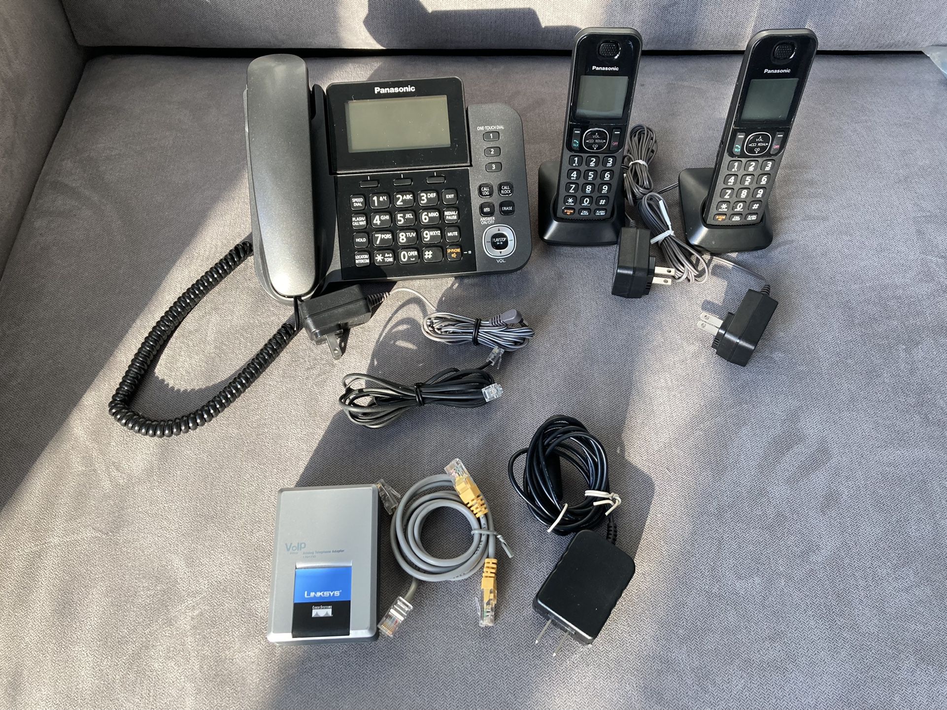 Panasonic VOIP phone complete set