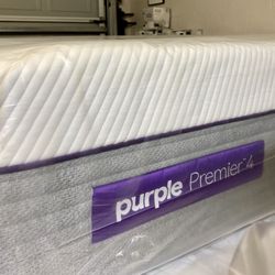 Queen Size Mattress Purple Premier 4 Excellent Comfort 13” Inches Thick Direct From Factory Same Day Delivery  