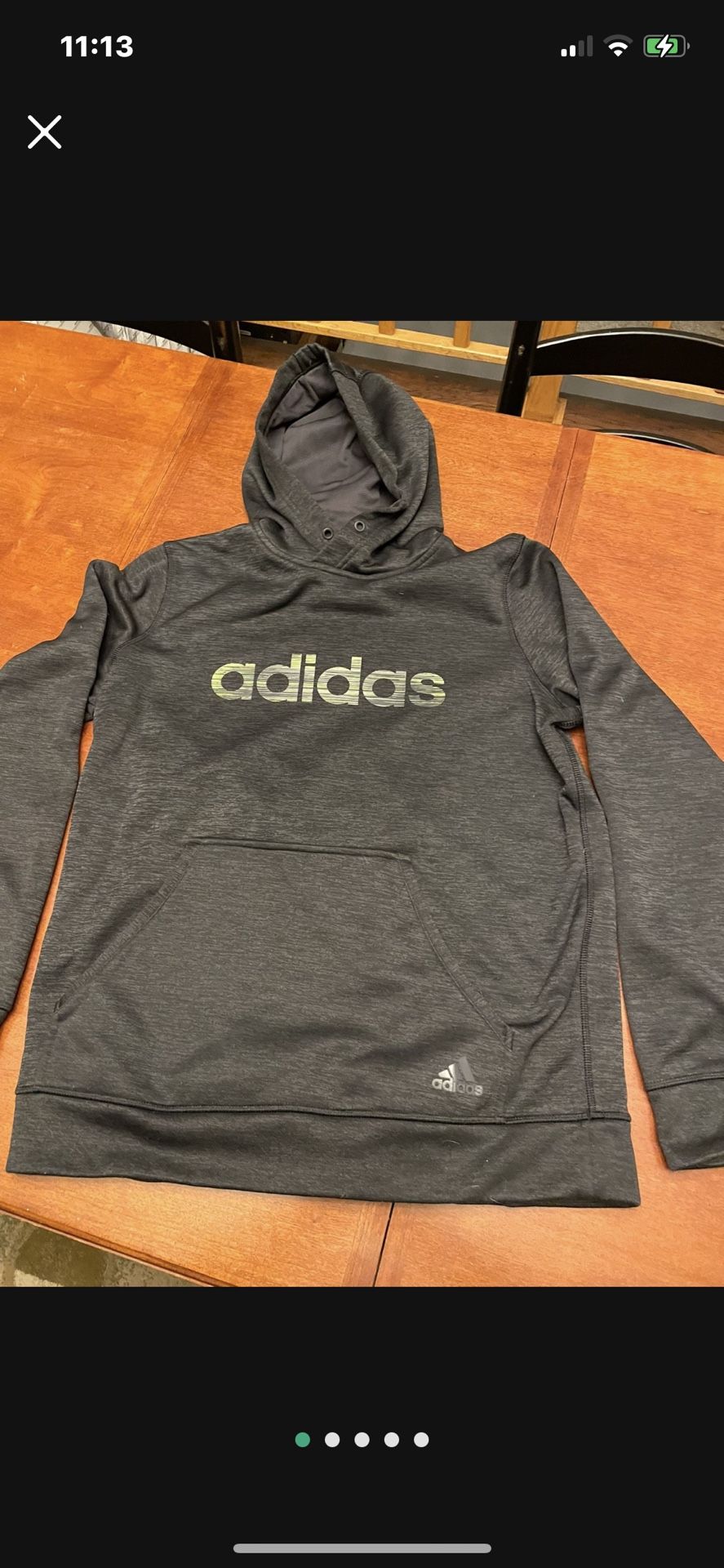 Adidas Sweatshirt Hoodie Large Women’s 