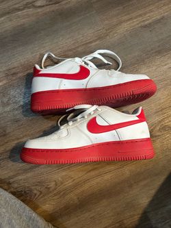 Air Force 1s red and white