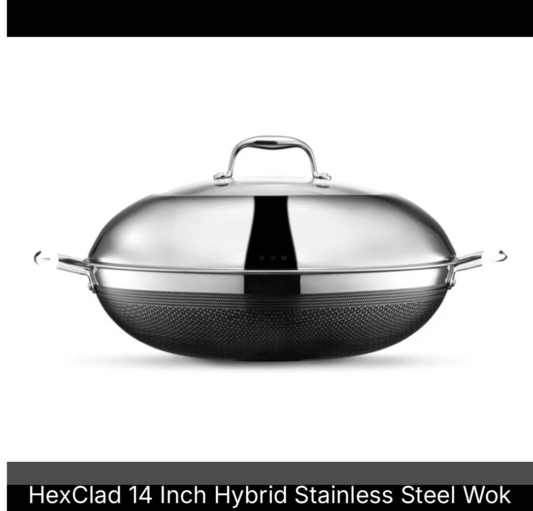 HEXCLAD 14” Wok  Retail $190