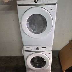 Samsung Front Load Washer And Gas Dryer 