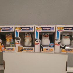 Penguins of Madagascar Funko Pop! Set (4)
