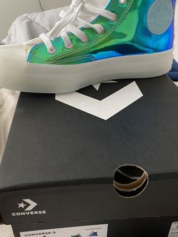 Chuck 70 Hi White/iridescent Size 8 In Women