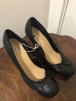 Old Navy Wedge Ballet Black Shoes