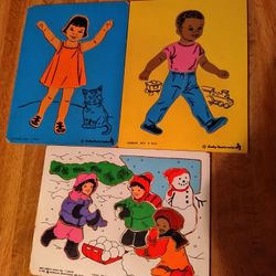 Vintage Wooden Puzzles (3)