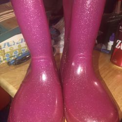 CAPELLINI Sparkles rain Boots Size 9C