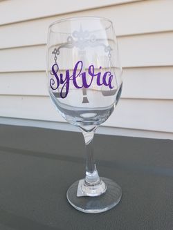 Personalized Wine Glass