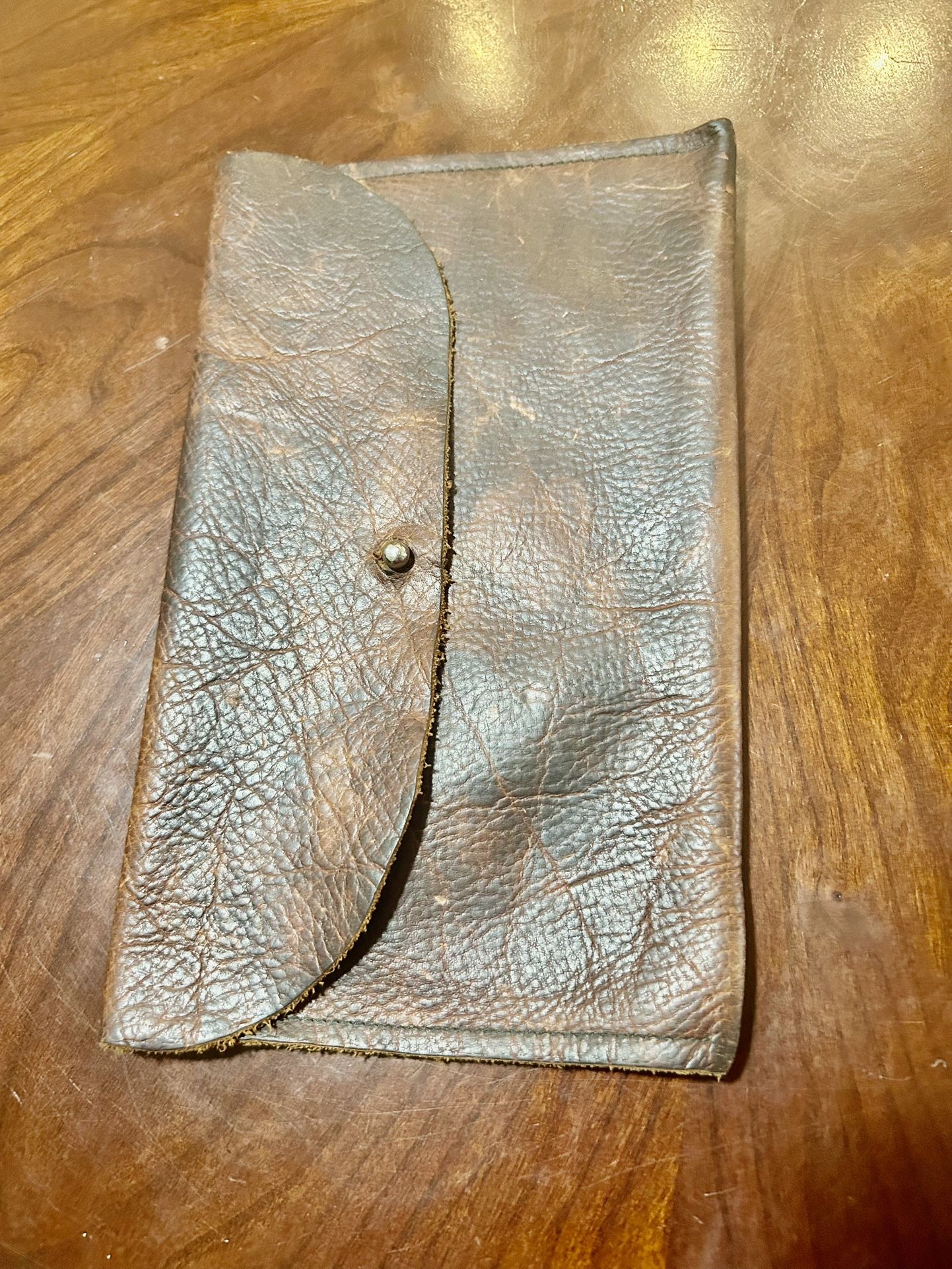 Genuine Brown Leather Pencil, Pen Pouch( Bag)