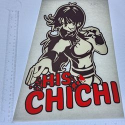 Iron On Heat Transfer  Good For T-shirts Sweaters Jackets T Shirt Design Size Is About 12x12 Anime #280