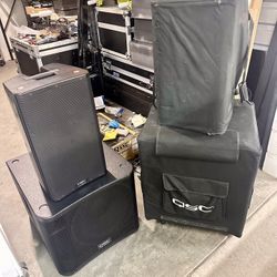 QSC speakers & Sub