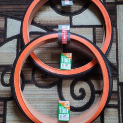 Bmx Cruiser Tires 26" Orange Wall Brick Pattern