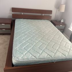 Full Bed frame And Mattress 