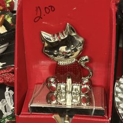 Cat Stocking Holder NEW