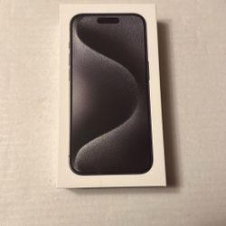 Black iPhone 15 Pro 512gb