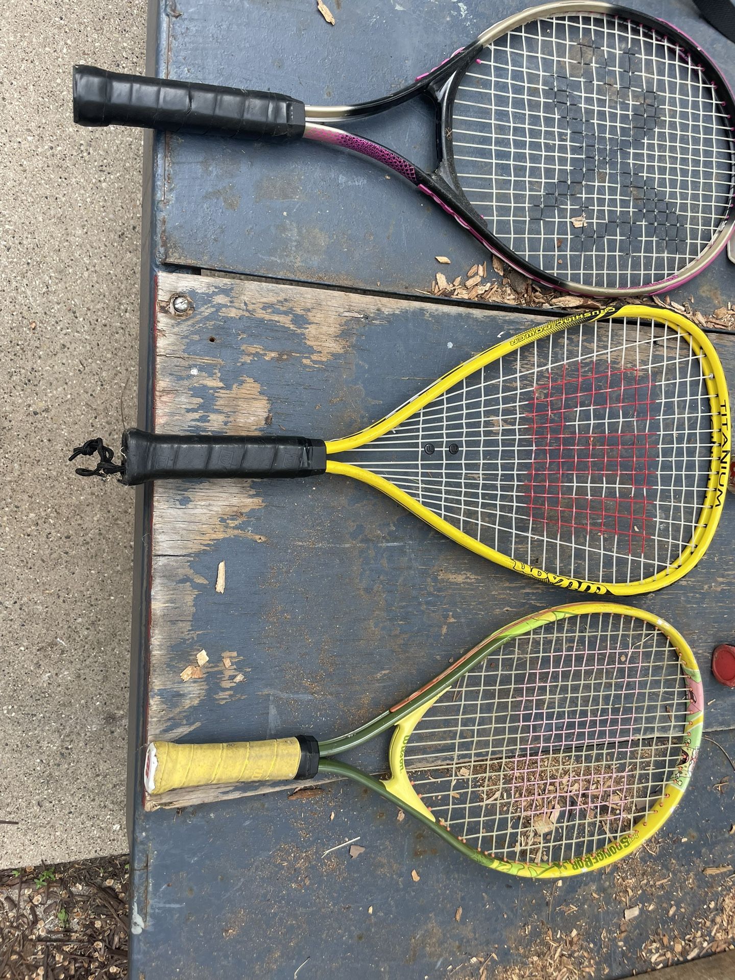3 Racketball Rackets, $5 Each Or 3 For $10