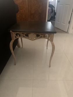 Black Matte Marble Look 3 pc Ensemble 