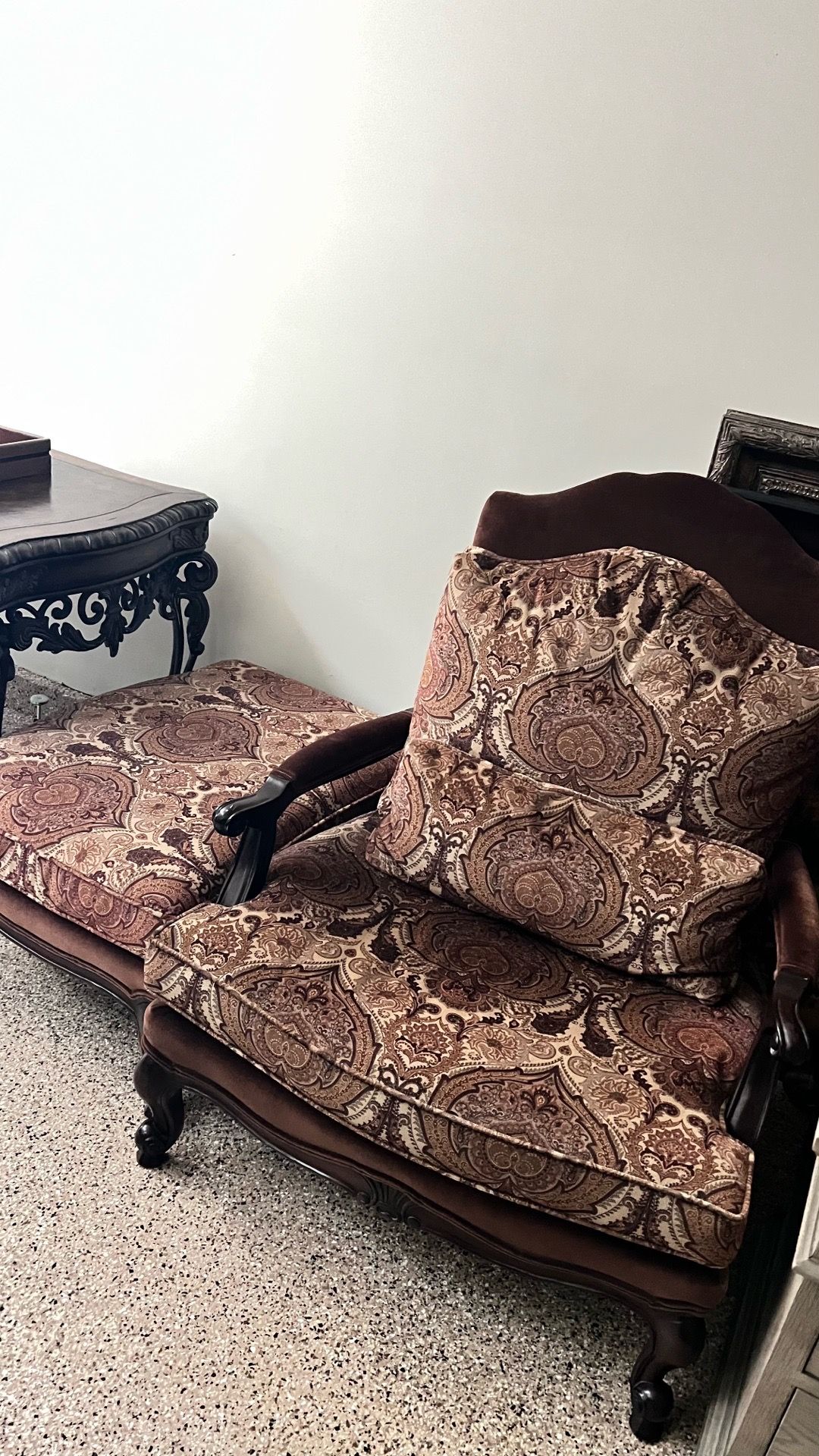 Chair and ottoman