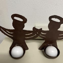 Candle Holder With Candle 