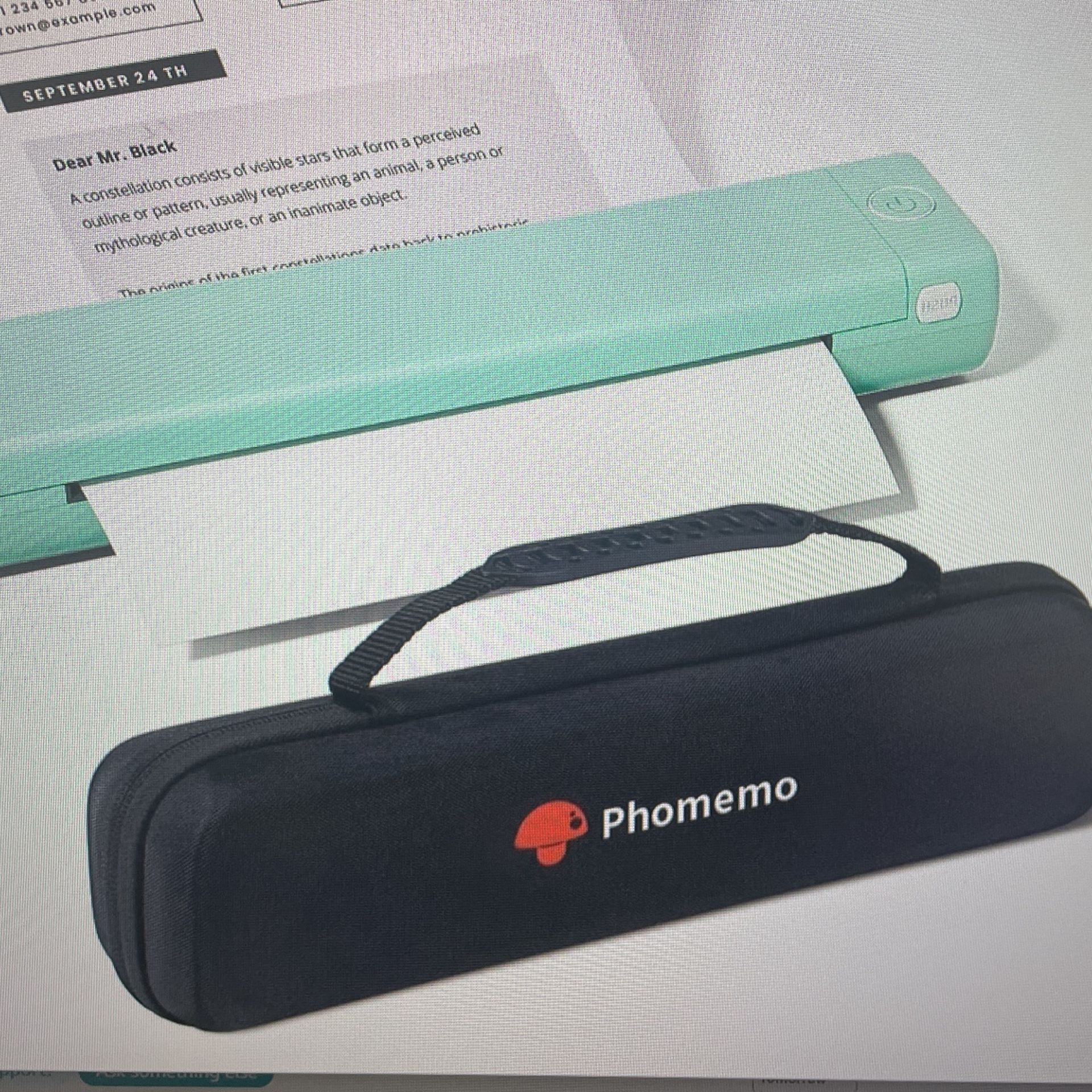 New Inkless Portable Printer! (All Offers Welcomed!)