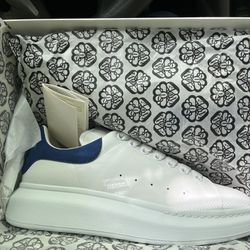 Alexander McQueen Size 11 White And Blue