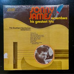 Sonny James Remembers His Greatest Hits Vintage Vinyl LP Record 1 Only SLR 6891