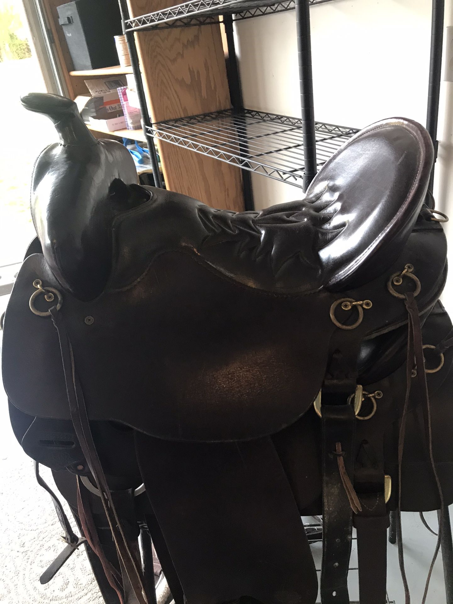 17” Tucker Saddle With Girth And Breast Plate, Lightky Used, Great Condition!