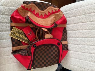 Sprayground Raceway Henny Rolling Duffle Luggage Bag