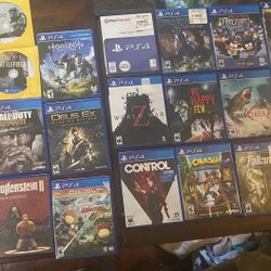 27 PS4 Games! Message Me About The Ones You Are Interested It!