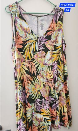 Women's XL/XXL Sleeveless Dresses