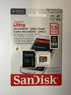 Authentic SanDisk Ultra 1.5 TB microSD Card