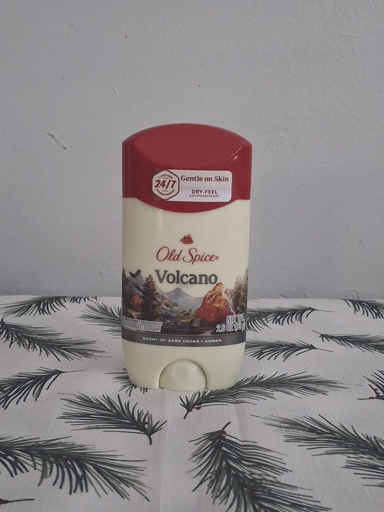 Old Spice Volcano 🌋 Antiperspirant / Deodorant 2.6oz ( Scent Of Dark Cedar + Amber )