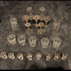 22 Piece Vintage Barware Set