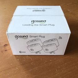 Gosund Smart Plugs - Set Of 3, NEW