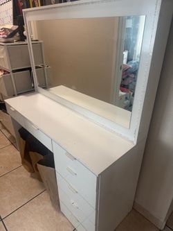 Vanity with lights