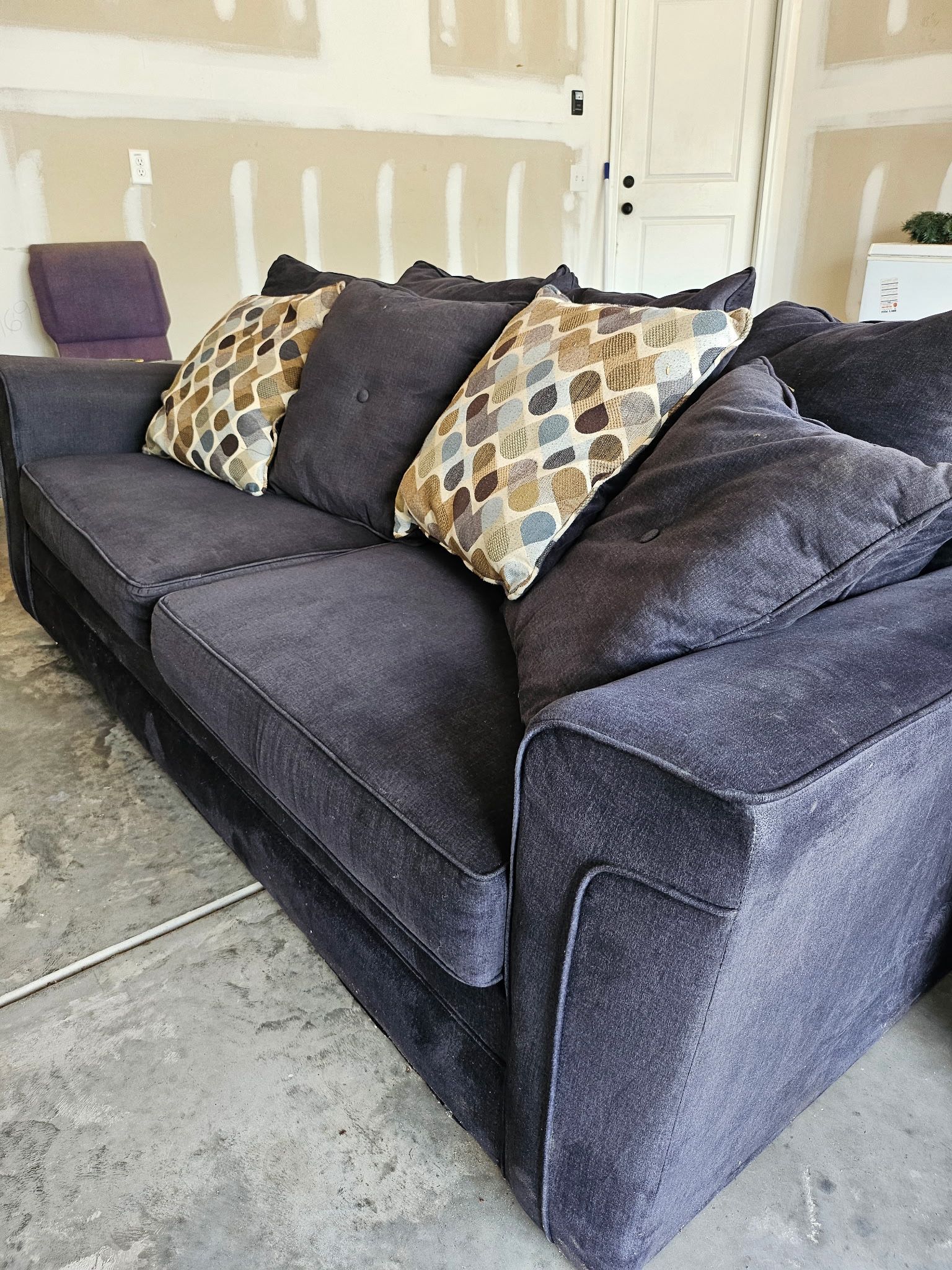 Navy blue Couch Set