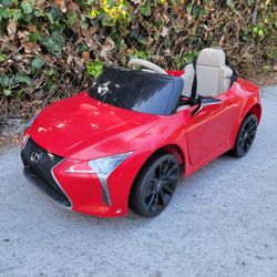 Lexus Licensed LC500 Battery Powered 12V Ride On Car for Boys & Girls 3-6 Years